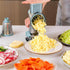 KalraMay Cheese Grater,Rotary Cheese Grater with Handle, Multifunctional Rotary Cheese Shredder Effortlessly Grates