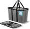 CleverMade EcoBasket 30L Collapsible Tote Basket Reusable Grocery Tote That Stands Upright, Foldable