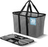 CleverMade EcoBasket 30L Collapsible Tote Basket Reusable Grocery Tote That Stands Upright, Foldable