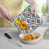 Cut N' Funnel Strawberry Garden Designer Flexible Cutting Board Mat, 15"x11.5", Made in the USA