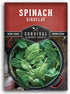 Viroflay Spinach Seeds for Planting Giant Heirloom Variety with Tender Sweet 10"