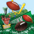 Packaged Tissue Grass Mats for Party Decoration