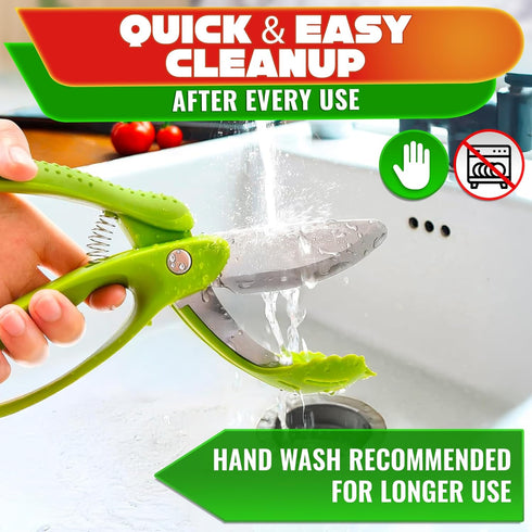 8.9" Salad Scissors for Chopped Salad Multiblade Food Scissor Chopper With Spring-Loaded System & Anti-Slash Head