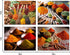 Hang,12x16inchx4Pieces HOMEOART Herbs and Spices Kitchen Wall Art Dining Room Decor Pictures Food Art Prints Framed