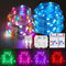 osteplus 2 Pack Fairy Lights Battery Operated Color Changing String Lights with Remote,