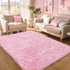 KICHOWUA 5'x8' KCHOWUA Pink Fluffy Area Rug for Girls' Bedroom, Machine Washable Plush Pastel Shag Rug, Large Soft