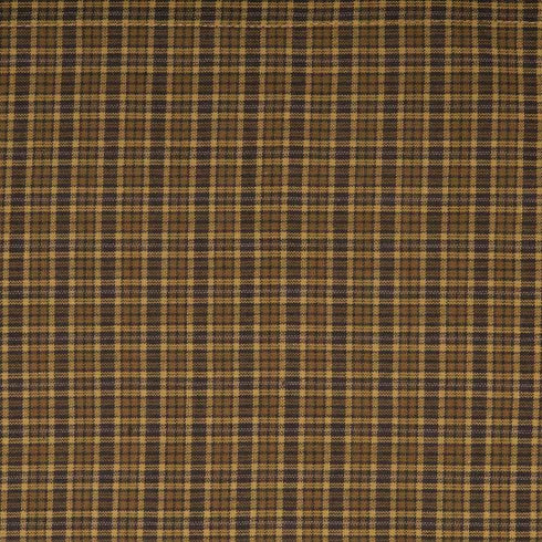 Tea Cabin Green Plaid Rod Pocket Cotton Kitchen Window Curtains, 36"x36"x16", Swag Pair