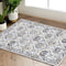 jinchan Area Rug 2x3, Washable Vintage Floral Indoor Entryway Rug, Soft Non Slip Bathroom Kitchen Carpet