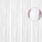 BTSD-home 4 Pack 3x 8ft White Foil Fringe Curtain Backdrop, Party Streamers Decorations for Metallic Photo Booth,