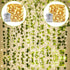 KASZOO 24Pack / Each 82 inch, Artificial Ivy Garland Fake Plants with