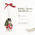Spode Christmas Tree Snowman Ornament, Long-Lasting Holiday Decoration for Christmas Tree & Seasonal Display