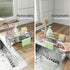 Countertop, SWTYMIKI Sponge Holder for Kitchen Sink - Sink Caddy with Brush Holder Self-draining Sponge Caddy Organizer