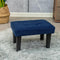 CAROLMADE Ottoman Foot Rest, Velvet Small Ottoman Foot Stool with Legs Modern