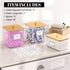 HomePekite 2+1 Pack Laundry Pods Container,Clear Laundry Detergent Powder Storage Containers,Laundry Room Organization