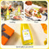 6 Set 11 oz 330 ml Set Maxcheck Lemoncello Glass Wine Bottles with Labels Stickers Airtight Empty Clear Liquor Bottles