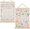URLLUAE Girls Room Wall Decor, Nursery Colorful Flower Girly Wall Art With Wooden