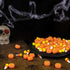 Halloween Resin Charms - 80Pcs Fake Pumpkin Candy Corn Mini Ornaments for DIY Craft Making Decorations