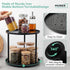 MUNEK 9" Organizer,2 Lazy Susan Tier Rotating Spice Rack Organization,Metal Lazy Susan for Table Top,Pantry, Bathroom