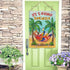Welcome Summer Parrot Bird Decorative House Flag, It's 5 O'clock Somewhere Beach Coastal Tropical Palm Tree Garden Yard