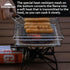 CAMPINGMOON Camping Toaster for Gas Stove, 304 Stainless Steel Bread Toaster with Anti-Scalding Mesh Fork US-1615