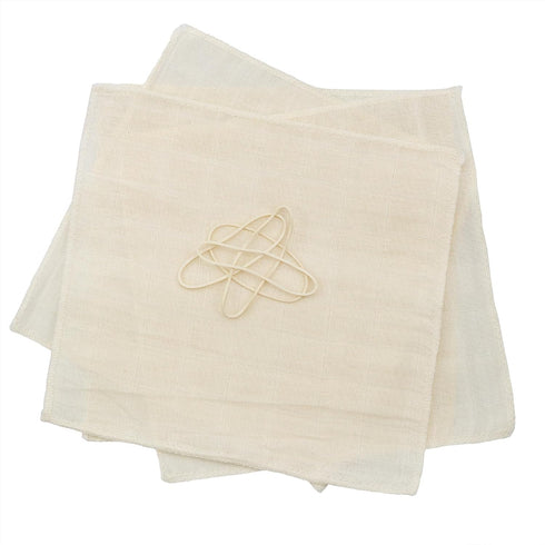 Cornucopia Brands Kombucha Jar Cloth Covers - 4-Pack Unbleached Muslin Cloth Covers with Rubber Bands
