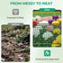 4'x50'/7.5LB Ohuhu Plastic Garden Fence Safety Fence, Reusable Netting Plastic Mesh Fence Roll, Temporary Fencing