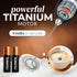 Zulay Kitchen Duracell Powered Milk Frother Handheld Foam Maker - Whisk Drink Mixer for Coffee, Latte, Matcha,