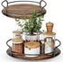 LAMU 2 Pack 9'' 10'' Lazy Susan Turntable Organizer for Table Top