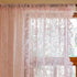 96 Inches 1 59 96 Inch TUDECO Pink Ruffle Curtains Long - Feminine Light Pink Sheer Floral Girly Curtains for Baby