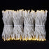 YULETIME 100 ft 300 Count Warm White LED String Lights, 8 Models Adapter, Clear Wire Wide Angle 5mm Christmas Lights