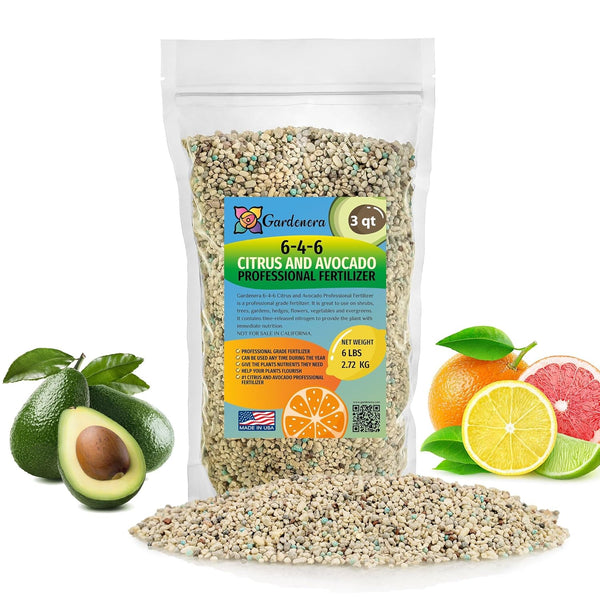 6-4-6 Avocado Citrus Tree Plant Food for Outdoor/Indoor Gardening | Quick-Release Nitrogen