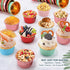 Rose Gold Foil Cupcake Liners, 100 pcs Disposable Muffin Liners, 3.5 Oz Wrappers for Baking
