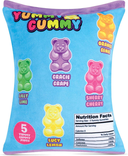 Yummy Gummies Set iscream Play with Your Food! Strawberry Scented Fleece Play Pillow with Embroidered Accents