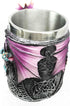 Ebros Myths And Legends Blue Fire Beowulf Purple Dragon Beer Stein - Great Gift for Dragon Lovers, Coffee Cup Mug