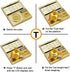 THINKSCALE 50g/0.001g Digital Milligram Scale, Gold Mg Scale with Calibration Weight for Reloading and Powder Medicine