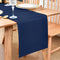 Farmhouse Navy Blue Table Runner Dining Table Runners 60 Inches Long Coffee
