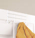 Spectrum Diversified Four Over the Door Hook, White