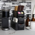 Countertop 5.35"W 11.25"L 11.15"H, Mind Reader Cup and Condiment Station, Organizer, Coffee Bar, Kitchen, Stirrers, x x