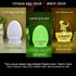 NNDHYA ZQY002 Dinosaur Egg Kids Clock | Alarm Clock | Colors Night Light | Lullaby Sound Machine |Bluetooth Speaker