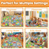 3x5 Car Rug for Kids Playroom - Road Rug for Boys Room Kids Play Mat with Road Tracks Car Play Mat, Feet
