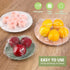 Plastic Bowl Covers 100pcs Reusable Elastic Shower Caps for Outdoor Food, Sourdough Bread Proofing, Keep Bugs Away