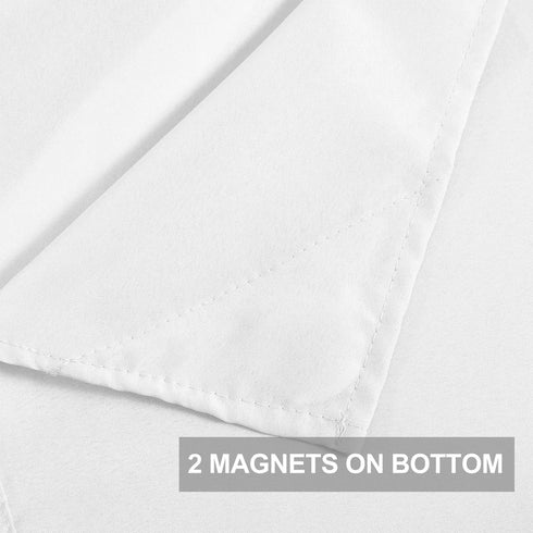 Barossa Design Long Fabric Snap-in Replacement Liner, 70" W x 57" H, Hotel Style Removable Inner Liner with 2 Magnets,
