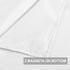 Barossa Design Long Fabric Snap-in Replacement Liner, 70" W x 57" H, Hotel Style Removable Inner Liner with 2 Magnets,