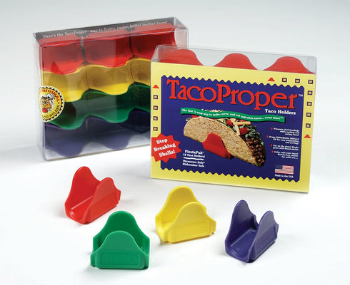 The TacoProper FiestaPak, Set of 12 Taco Holders, Made in America