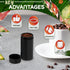 2Pcs Spice Jar Storage Containers with Lids, Airtight Aluminum Herb Storage Jars with Lockable Screw Top Lid