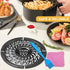 Power Dash Chefman 2QT Round Non-Stick Air Fryer Grill Pan Tray Rack, Dishwasher Safe Air Fryer Accessories