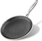 Nonstick Crepe Pan, 11 Inch Stainless Steel with Honeycomb Coating, PFOA Free, Induction Compatible Griddle