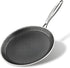Nonstick Crepe Pan, 11 Inch Stainless Steel with Honeycomb Coating, PFOA Free, Induction Compatible Griddle