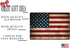 Rogue River Tactical USA American Flag Metal Tin Sign, 12x8 Inch, Rustic Wall Decor for Man Cave Bar