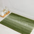 COSY HOMEER 28x18 Inch Bath Rugs, 100% Polyester Extra Soft Non-Slip Bathroom Mats, Machine Washable, Green